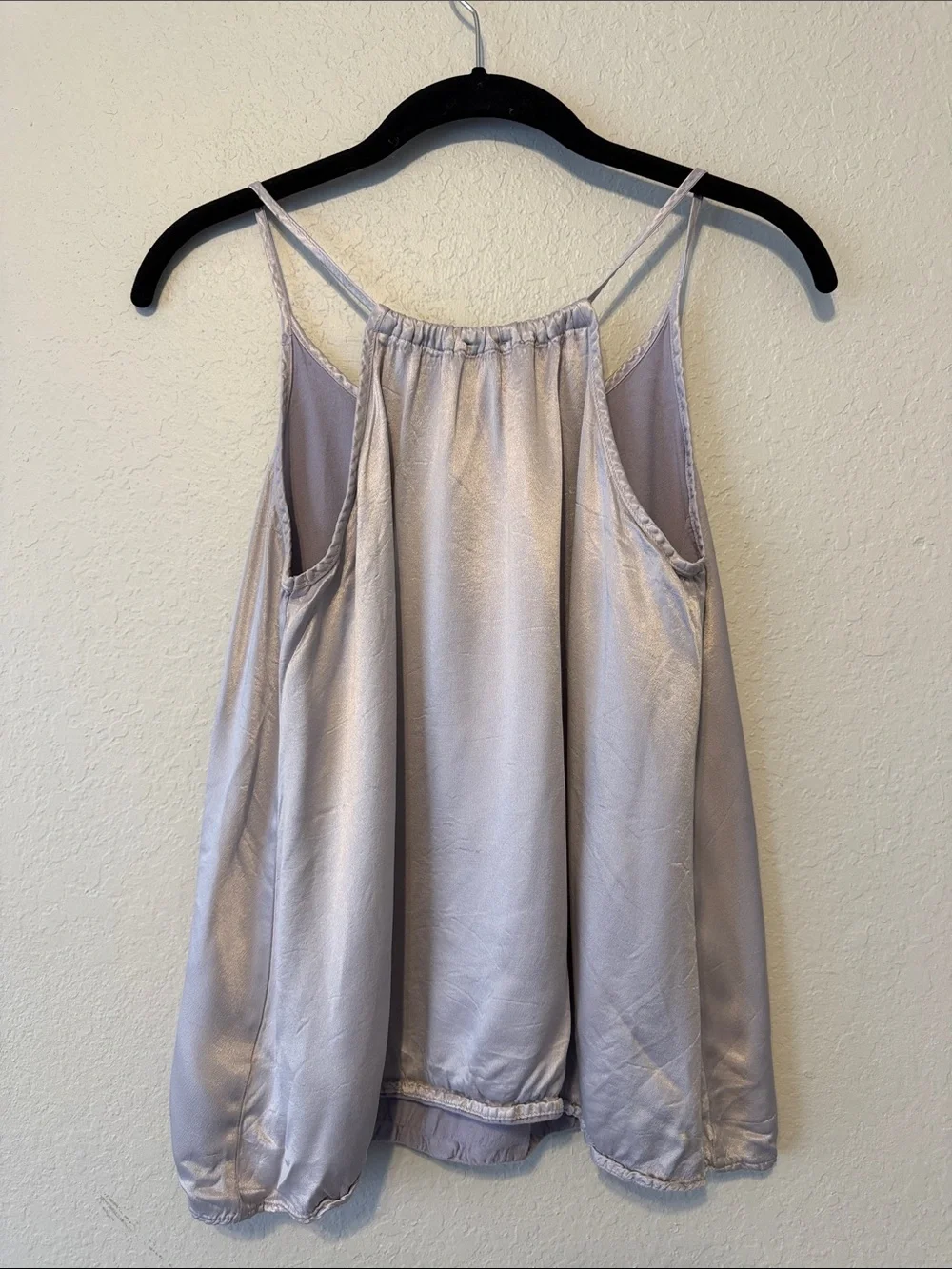 PJ Harlow Light Lavender Anne Satin Slip Tank Dress - Picture 4 of 5